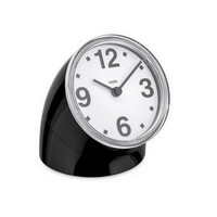 photo Alessi-Cronotime Table clock in ABS, black 1